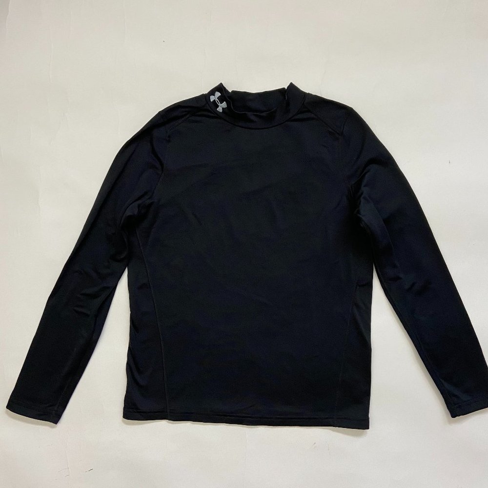 Under Armour Black ColdGear Fitted Baselayer Shirt